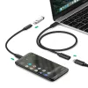 Ugreen USB Type-C 3.1 apa - USB Type-C 3.1 anya kábelhosszabbító 0.5m fekete - 0. kép