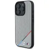 Eredeti BMW M Perforated Tricolor Line Magsafe BMHMP16L23PUPDG tok iPhone 16 Pro Grey - 0. kép