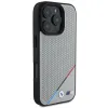 Eredeti BMW M Perforated Tricolor Line Magsafe BMHMP16L23PUPDG tok iPhone 16 Pro Grey - 2. kép
