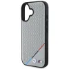 Eredeti BMW M perforált tricolor vonal MagSafe tok BMHMP16S23PUPDG iPhone 16 szürke - 4. kép