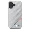 Original Case BMW M Carbon Tricolor Line Magsafe BMHMP16S23PUDTS iPhone 16 tok Szürke - 1. kép