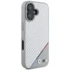 Original Case BMW M Carbon Tricolor Line Magsafe BMHMP16S23PUDTS iPhone 16 tok Szürke - 2. kép