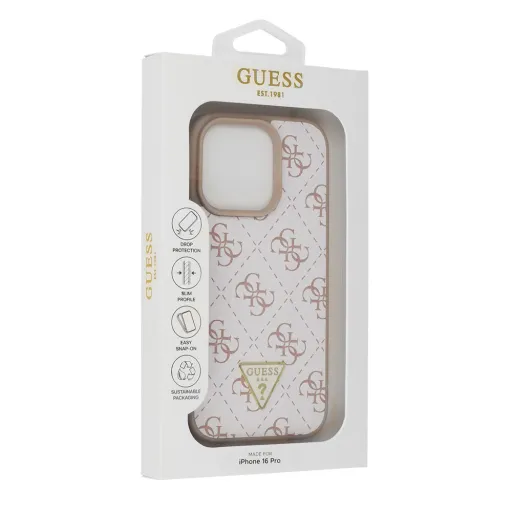 GUESS New 4G Triangle GUHCP16SPG4GPH iPhone 16 tok fehér