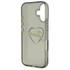 Original Case GUESS IML Heart GUHCP16MHCHGSPK tok iPhone 16 Plus-hoz fekete - 0. kép