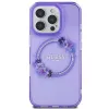 Eredeti GUESS IML Flowers Wreath Magsafe GUHMP16SHFWFCU tok iPhone 16-hoz lila - 0. kép