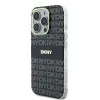 Eredeti DKNY Repeat Texture Pattern Stripe DKHMP16LHRHSEK tok iPhone 16 Pro fekete - 0. kép