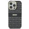 Eredeti DKNY Repeat Texture Pattern Stripe DKHMP16LHRHSEK tok iPhone 16 Pro fekete - 1. kép