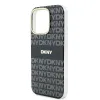 Eredeti DKNY Repeat Texture Pattern Stripe DKHMP16LHRHSEK tok iPhone 16 Pro fekete - 4. kép