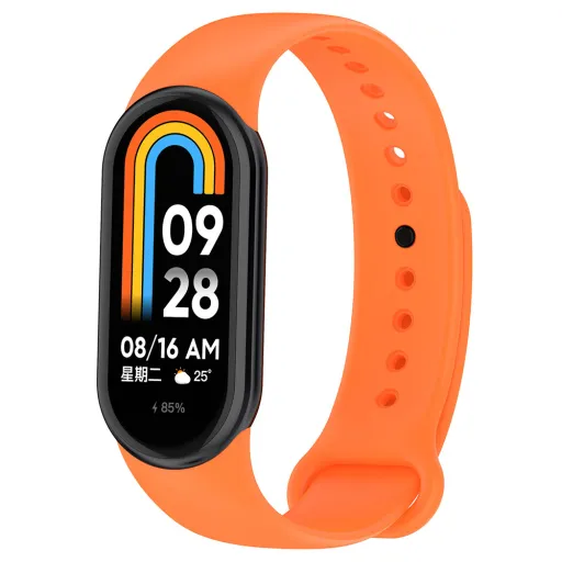 Narancssárga szíj Xiaomi Mi Band 8-hoz