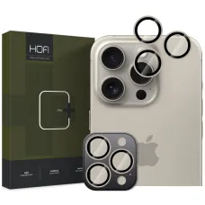 Hofi Camring Pro+ Ochrana Kamery pre Iphone 16 Pro / 16 Pro Max Prírodný Titán Hofi Camring Pro+ Ochrana Kamery pre Iphone 16 Pro / 16 Pro Max Prírodný Titán