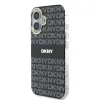 DKNY PC/TPU Repeat Pattern Tonal Stripe Magsafe tok iPhone 16 Fekete - 1. kép