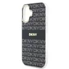 DKNY PC/TPU Repeat Pattern Tonal Stripe Magsafe tok iPhone 16 Fekete - 2. kép