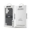 DKNY PC/TPU Repeat Pattern Tonal Stripe Magsafe tok iPhone 16 Fekete - 4. kép