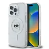  iPhone 16 Pro átlátszó Karl Lagerfeld IML Karl Head Metal Frame MagSafe tok thumbnail