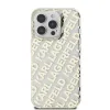 Karl Lagerfeld IML Electroplated Repeated Logo tok iPhone 16 Pro-hoz Arany - 0. kép