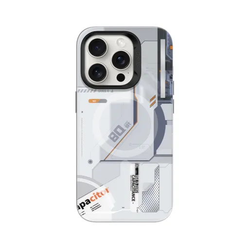 Benks Magnetic Mecha Series tok iPhone 15 Pro Max fehér