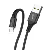Borofone Kábel BX20 Enjoy - USB-ről Type C-re - 2A 1 méter fekete - 0. kép