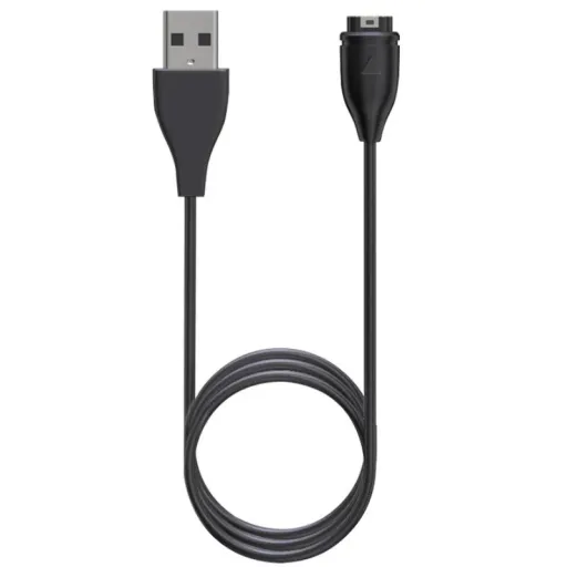 Töltő Garmin okoskarkötőhöz USB kábel fekete