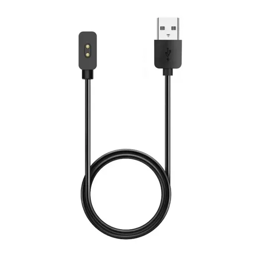 Töltő Xiaomi Mi Band 8 okoskarkötőhöz USB kábel fekete