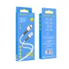 Borofone Kábel BX64 Special Silicone - USB to Type C - 3A 1 méter fehér - 3. kép