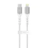 Blavec Cable Raptor fonott - Type C - Lightning - PD 20W 2,4A 2 méter (CRA-CL24WS20) fehér-ezüst - 0. kép