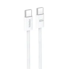 Foneng Kábel X110 - Type C to Type C - PD 60W 3A 1,2 méter fehér