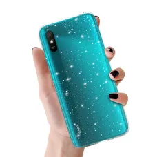 Crystal Glitter tok Xiaomi Redmi 9A Silver