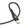 Borofone kábel BX65 Bright - USB to Type-C - 2A 1 méter fekete - 0. kép