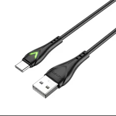 Borofone kábel BX65 Bright - USB to Type-C - 2A 1 méter fekete