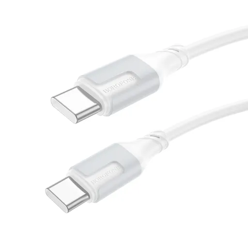 Borofone Kábel BX101 Creator - Type C to Type C - 60W 3A 1 méter fehér