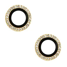 Tvrdené sklo HARD DIAMOND na kamerový objektív pre iPhone 14/14 Plus zlaté (2 kusy objektívu) ochranná fólia Tvrdené sklo HARD DIAMOND na kamerový objektív pre iPhone 14/14 Plus zlaté (2 kusy objektívu) ochranná fólia