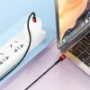 Blavec Cable Raptor fonott - Type C to Type C - PD 100W 5A 1 méter (CRA-CC5BR10) fekete-piros - 1. kép