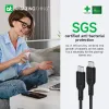 Amazing Thing Cable Thunder Pro CCC110MTHBK - Type C to Type C - PD 60W 4A 1,1 méter fekete - 1. kép