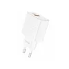 Foneng fali töltő EU42 GaN - USB + Type C - PD 20W 3A fehér - 0. kép