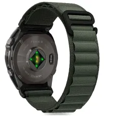 TECH-PROTECT NYLON PRO GARMIN FENIX 5X / 5X PLUS / 6X / 6X PRO / 7X / 8 (51 MM) OLÍVAZÖLD óraszíj