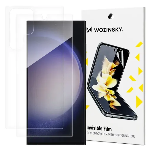 Wozinsky Láthatatlan Fólia védőfólia Samsung Galaxy S23 Ultra üvegfólia