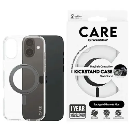 CARE by PanzerGlass Feature Kickstand Case iPhone 16 Plus 6.7