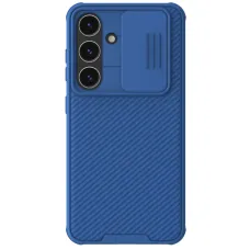 Nillkin CamShield Pro páncélozott tok kameratakaróval Samsung Galaxy S24-hez - kék