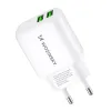 Wozinsky CUWCW 2.4A 2 x USB-A hálózati töltő adapter - fehér - 1. kép