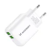 Wozinsky CUWCW 2.4A 2 x USB-A hálózati töltő adapter - fehér - 2. kép