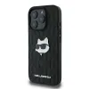 Karl Lagerfeld Monogram Choupette Head Pin iPhone 16 Pro tok - Fekete - 0. kép