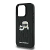 Karl Lagerfeld Monogram Karl & Choupette Head Pin iPhone 16 Pro tok - Fekete - 4. kép