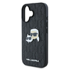 Karl Lagerfeld Monogram Karl & Choupette Head Pin iPhone 16 tok - Fekete - 4. kép