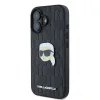 Karl Lagerfeld Monogram Karl Head Pin iPhone 16 tok - Fekete - 0. kép