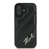 Karl Lagerfeld Steppelt Signature iPhone 16 tok - Fekete - 1. kép