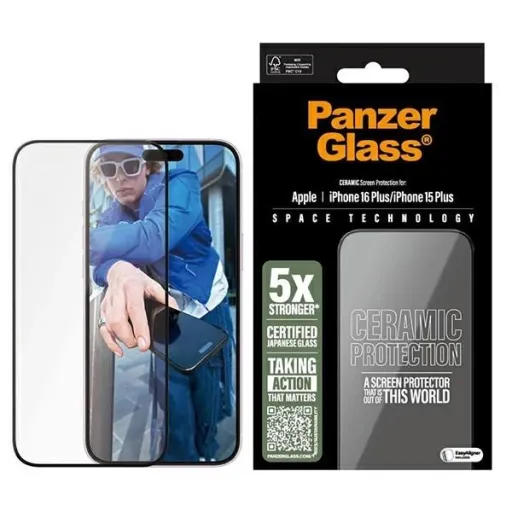 PanzerGlass Ceramic Üvegfólia iPhone 16 Plus 6.7