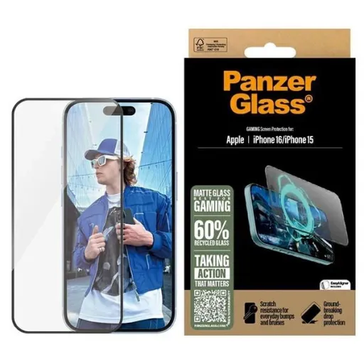 PanzerGlass Gaming üvegfólia iPhone 16 6.1