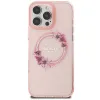 Guess IML Flowers Wreath MagSafe iPhone 16 Pro Max tok - Pink - 1. kép