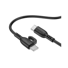 Borofone Kabel BX91 Symbol - Type-C to Type-C - 60W 3A 1 méter fekete