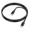 Borofone BX111 Feliz kábel - Type C to Type C - 60W 3A 1 méter fehér - 2. kép